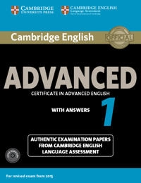 Cambridge English Advanced 1 for Revised Exam from 2015 Student's Book Pack (Student's Book with Answers and Audio CDs (2)); Tbd; 2014