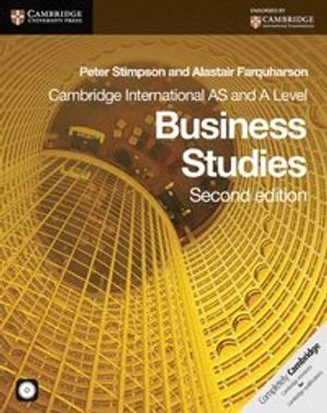 Cambridge International AS and A Level Business Studies Coursebook with CD-ROM; Peter Stimpson; 2010