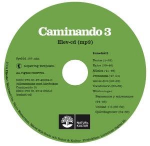 Caminando 3 Lärobok Ersättnings-cd