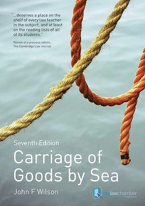 Carriage of goods by sea; John F. Wilson; 2010