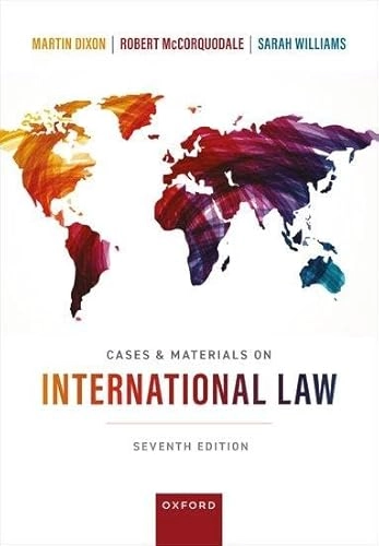 Cases and materials on international law