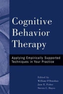 Cognitive Behavior Therapy; William O'Donohue, William O'Donohue; 2003