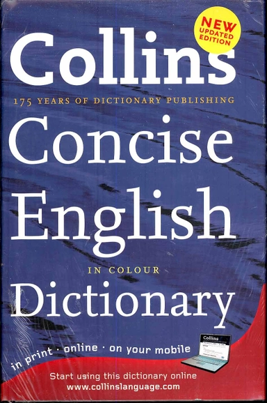 Collins Concise English Dictionary; Collins; 2008