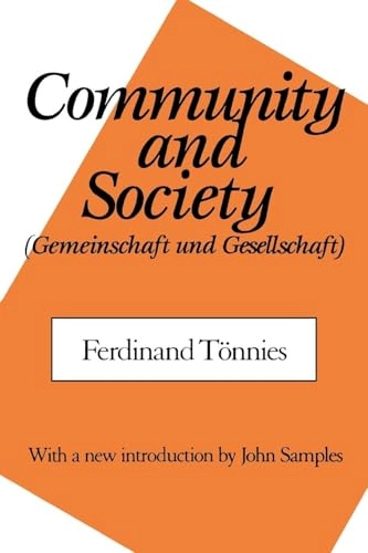 Community & society; Ferdinand Tönnies; 1988