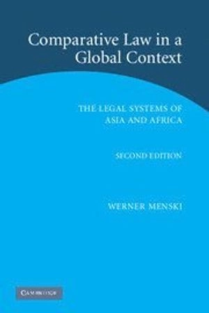Comparative law in a global context : the legal systems of Asia and Africa; Werner Menski; 2006