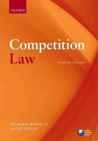 Competition law; Richard Whish; 2012