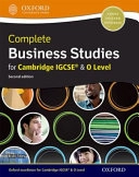 Complete business studies for Cambridge IGCSE® & O Level; Brian Titley; 2015