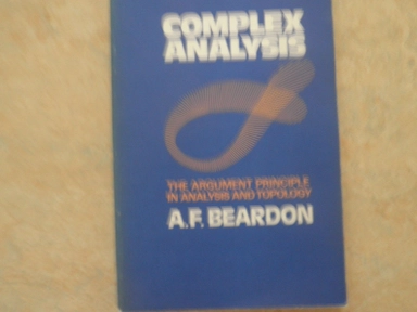 Complex analysis : the argument principle in analysis and topology; Alan F. Beardon; 1979
