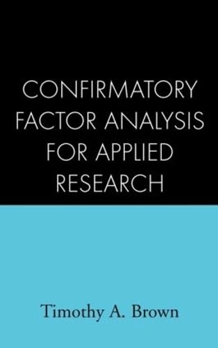 Confirmatory factor analysis for applied research