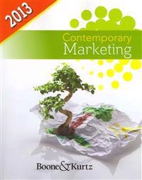 Contemporary Marketing, 2013 Update; Louis E Boone, David L Kurtz; 2012