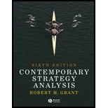 Contemporary Strategy Analysis