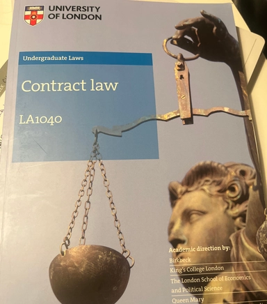Contract law; Ewan McKendrick; 2019