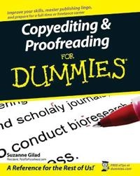 Copyediting & Proofreading For Dummies; Suzanne Gilad; 2007
