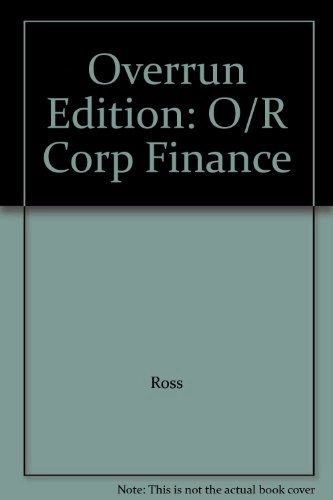 Corporate FinanceIrwin series in financeMcGraw-Hill/Irwin series in finance, insurance, and real estate