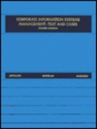Corporate information systems management : text and cases; Lynda M. Applegate; 1996