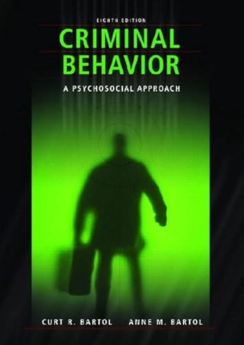 Criminal behavior : a psychosocial approach