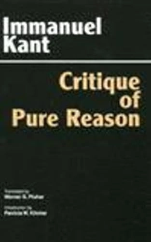 Critique of pure reason; Immanuel Kant; 1996
