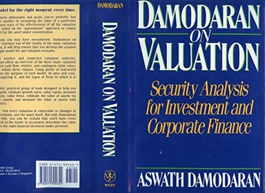 Damodaran on valuation : security analysis for investment and corporate finance; Aswath Damodaran; 1994