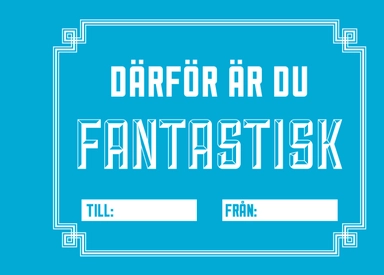 Därför är du fantastisk; Annika Meijer; 2025