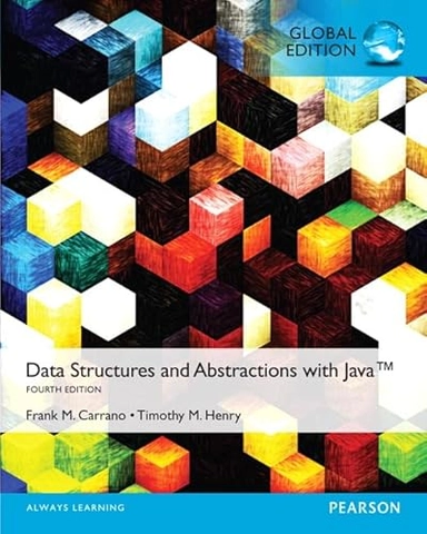 Data structures and abstractions with Java; Frank M. Carrano; 2016