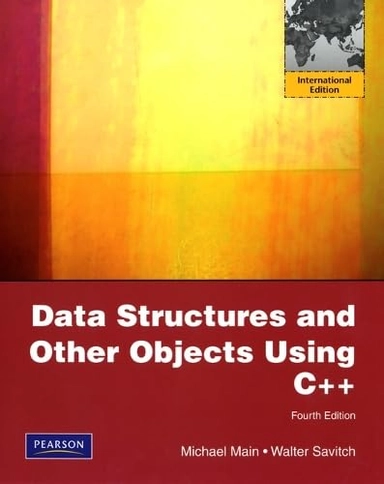 Data structures & other objects using C++; Mihael Main, Walter Savitch; 2010