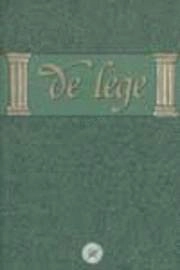 De Lege / Några skrifter