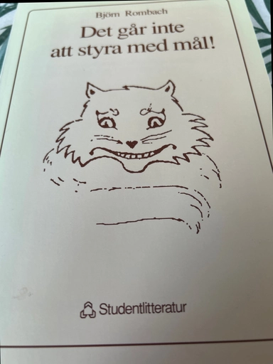 Det går inte att styra med mål!