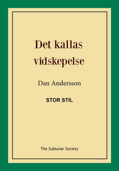 Det kallas vidskepelse (stor stil)