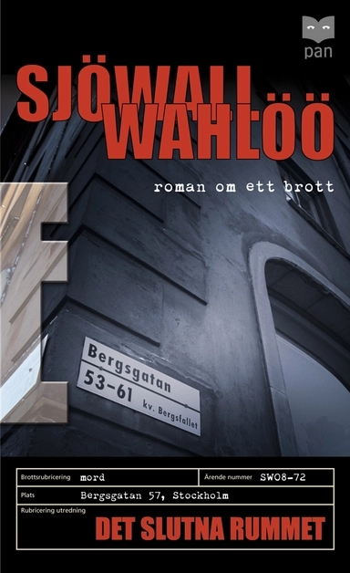Det slutna rummet : roman om ett brott; Maj Sjöwall, Per Wahlöö; 2005