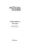 Det stora undret : ungdomsdikter; Karin Boye, Barbro Gustafsson Rosenqvist; 1981