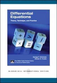Differential equations : theory, technique and practice; George Finlay Simmons; 2007