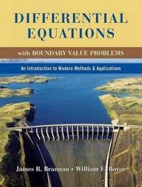 Differential Equations with Boundary Value Problems: An Introduction to Mod