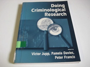 Doing Criminological Research