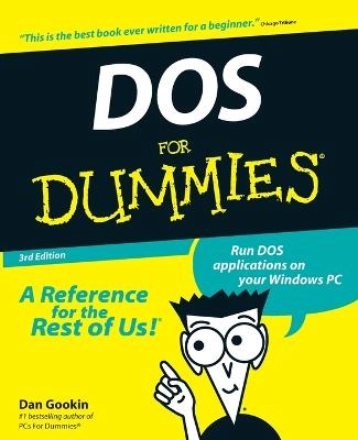 DOS For Dummies ; Dan Gookin; 1998