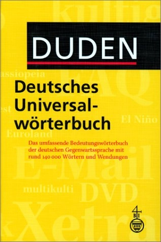 Duden, Deutsches Universalwörterbuch; Annette Klosa, Anette Auberle; 2001