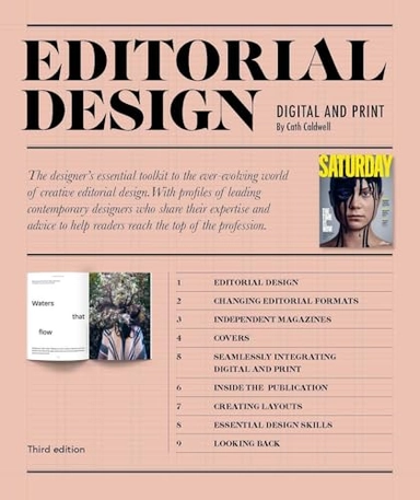 Editorial design : digital and print; Cath Caldwell; 2024