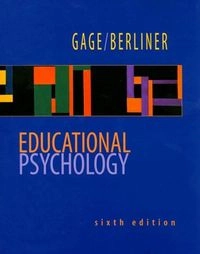 Educational psychology; N. L. Gage; 1998