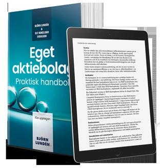 Eget aktiebolag : en praktisk handbok; Björn Lundén; 2022