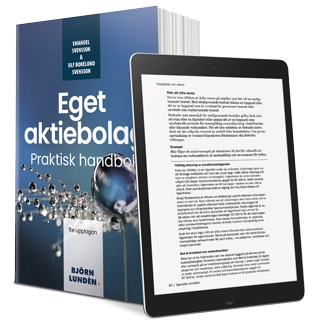 Eget aktiebolag : en praktisk handbok; Emanuel Svensson, Ulf Bokelund Svensson; 2023