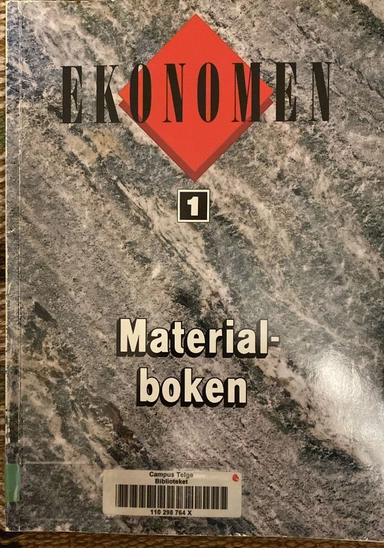 Ekonomen: Materialboken, Volym 1; Viktor Eklund; 1991