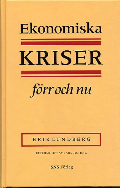 Ekonomiska kriser förr och nu