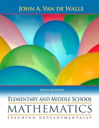 Elementary and middle school mathematics : teaching developmentally