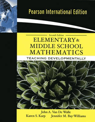 Elementary and middle school mathematics : teaching developmentally