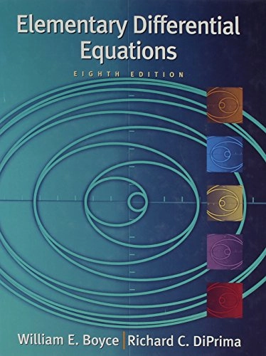Elementary Differential Equations 8th Edition with Differential Equations M