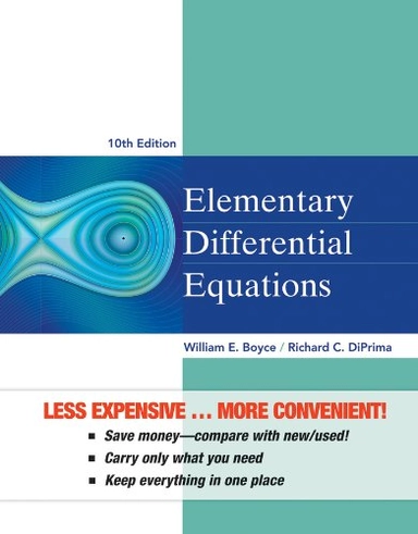 Elementary Differential Equations, Binder Ready Version; William E. Boyce, Richard C. Diprima; 2012