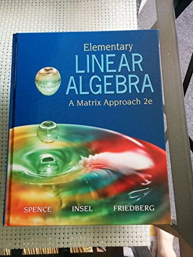 Elementary Linear Algebra