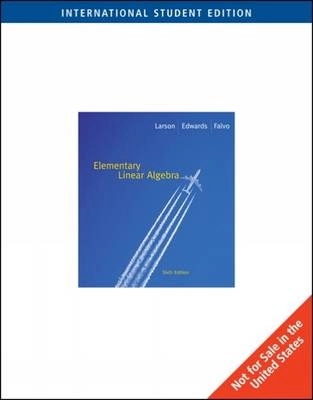 Elementary linear algebra