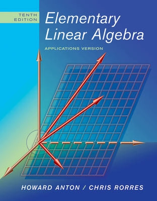 Elementary linear algebra : applications version
