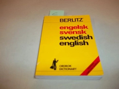 Engelsk-svensk, svensk-engelsk ordbok : English-Swedish, Swedish-English dictionary; 1991