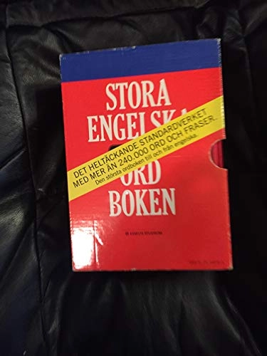 English-Swedish, Swedish-English Dictionary; Almqvist & Wiksell International; 1989